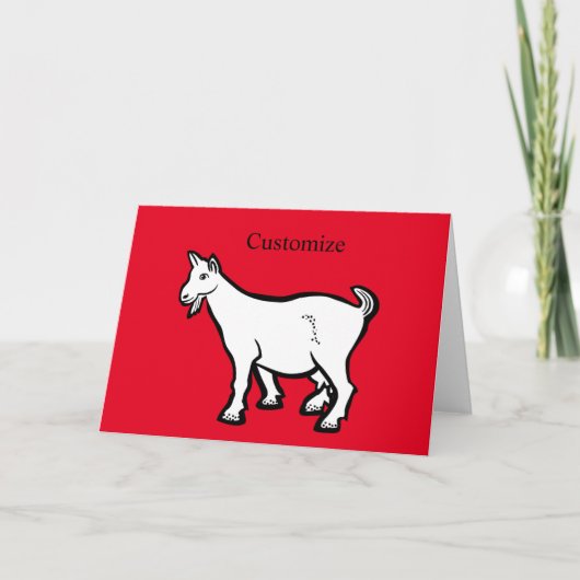 Goat Animal Thunder_Cove Kaart (Voorkant)