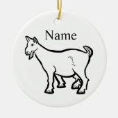 Goat Animal Thunder_Cove Keramisch Ornament (Voorkant)