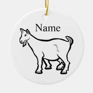 Goat Animal Thunder_Cove Keramisch Ornament