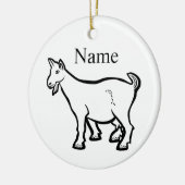 Goat Animal Thunder_Cove Keramisch Ornament (Links)
