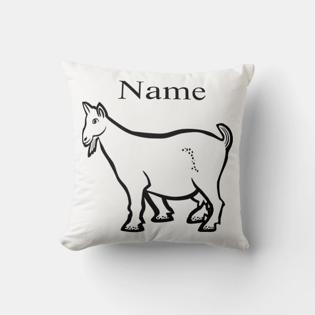 Goat Animal Thunder_Cove Kussen (Voorkant)