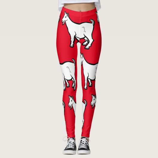 Goat Animal Thunder_Cove Leggings (Voorkant)