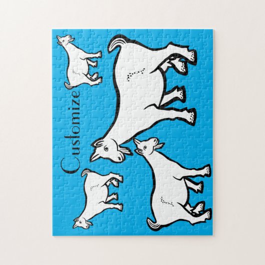 Goat Animal Thunder_Cove Legpuzzel (Verticaal)