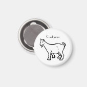Goat Animal Thunder_Cove Magneet (Voorkant / Achterkant)