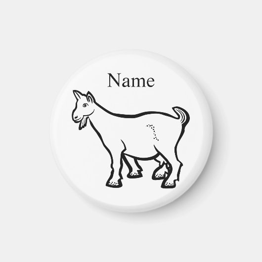 Goat Animal Thunder_Cove Magneet (Voorkant)