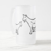 Goat Animal Thunder_Cove Matglas Bierpul (Voorkant links)