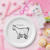 Goat Animal Thunder_Cove Papieren Bordje (Feest)