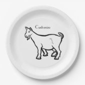 Goat Animal Thunder_Cove Papieren Bordje (Voorkant)