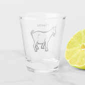 Goat Animal Thunder_Cove Shot Glas (Achterkant)