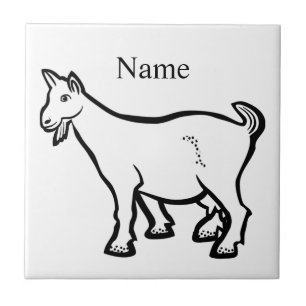 Goat Animal Thunder_Cove Tegeltje