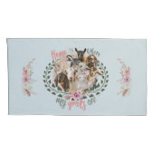 GOAT ART | Thuis is waar mijn geiten GetYerGoat Kussensloop (Achterkant-Rechts)