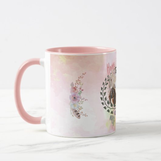 GOAT ART | Thuis is waar mijn geiten GetYerGoat Mok (Links)