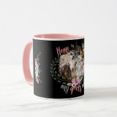 GOAT ART | Thuis is waar mijn geiten GetYerGoat Mok (Voorkant links)