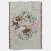 GOAT ART | Thuis is waar mijn geiten zijn | GetYer Deken (Voorkant Verticaal)