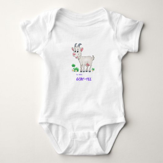 Goat Baby Bodysuit (Voorkant)