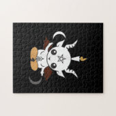 Goat Baphomet Halloween Gift Legpuzzel (Horizontaal)