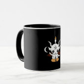 Goat Baphomet Halloween Gift Mok (Voorkant links)