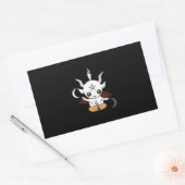Goat Baphomet Halloween Gift Rechthoekige Sticker (Envelop)