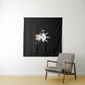 Goat Baphomet Halloween Gift Wandkleed (In Situ (horizontaal))