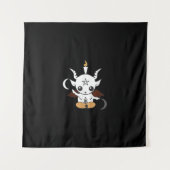 Goat Baphomet Halloween Gift Wandkleed (Voorkant)