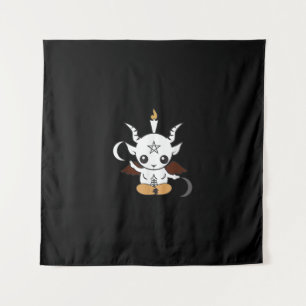 Goat Baphomet Halloween Gift Wandkleed
