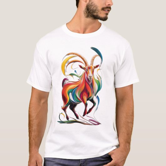 Goat Beautiful art  T-shirt (Voorkant)