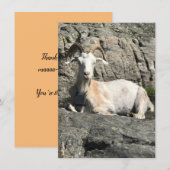 Goat bedankpas bedankkaart (Voorkant / Achterkant)