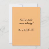 Goat bedankpas bedankkaart (Achterkant)