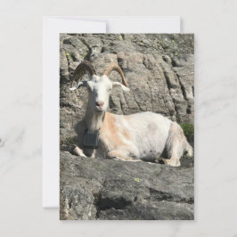 Goat bedankpas bedankkaart