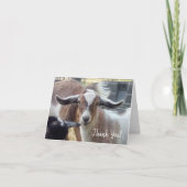 Goat bedankpas bedankkaart (Voorkant)