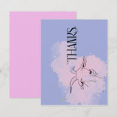 Goat bedankpas bedankkaart (Voorkant / Achterkant)