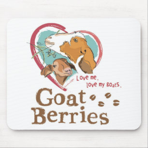 Goat Berries Mousepad Muismat