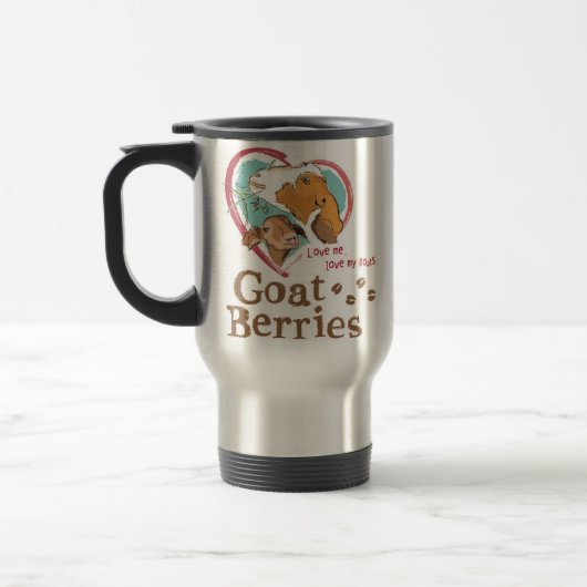 Goat Berries Travel Mug Reisbeker (Links)