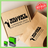 Goat Boerderij Business Uniek Leuk Retouradres Zelfinktende Stempel