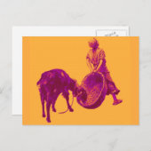 Goat Boy  Meyerheim Pop Art Cute 1893 Child Briefkaart (Voorkant / Achterkant)