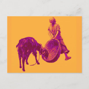 Goat Boy  Meyerheim Pop Art Cute 1893 Child Briefkaart