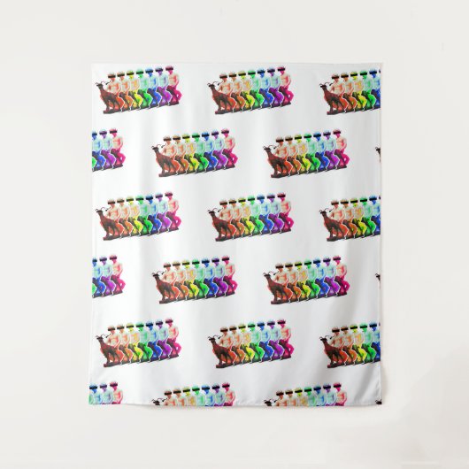 Goat Boy Rainbow Wandkleed (Voorkant)