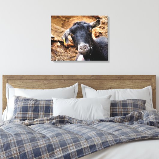GOAT CANVAS AFDRUK (Insitu (Slaapkamer))
