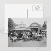 Goat Carriages op Coney Island, 1910 Briefkaart (Voorkant / Achterkant)