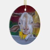 **GOAT CARTOON** CHRISTMAS ORNAMENT (Rechts)