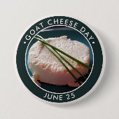Goat Cheese Day Ronde Button 7,6 Cm (Voorkant)