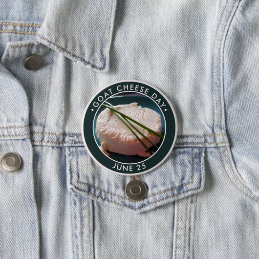 Goat Cheese Day Ronde Button 7,6 Cm (In situ)