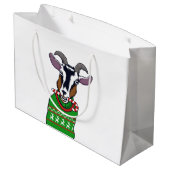 Goat Christmas Sweater Groot Cadeauzakje (Achterkant Gekanteld)