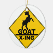 GOAT CROSSING CHRISTMAS ORNAMENT (Links)