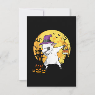 Goat Dabbing Witch Pumpkin Funny Dog Halloween RSVP Kaartje