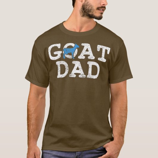 Goat Dad Fathers Day Farmer Gift T-shirt (Voorkant)