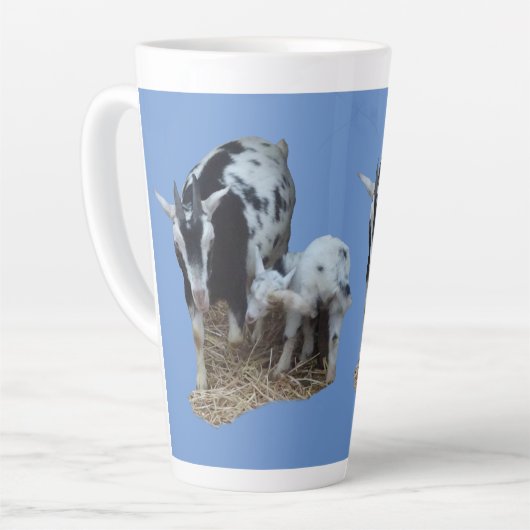 GOAT Day Cust. BG-kleurenlatte Mok (Linkerhoek)