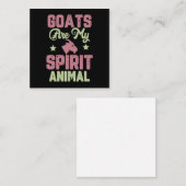 Goat design notitiekaartje (Voorkant / Achterkant)
