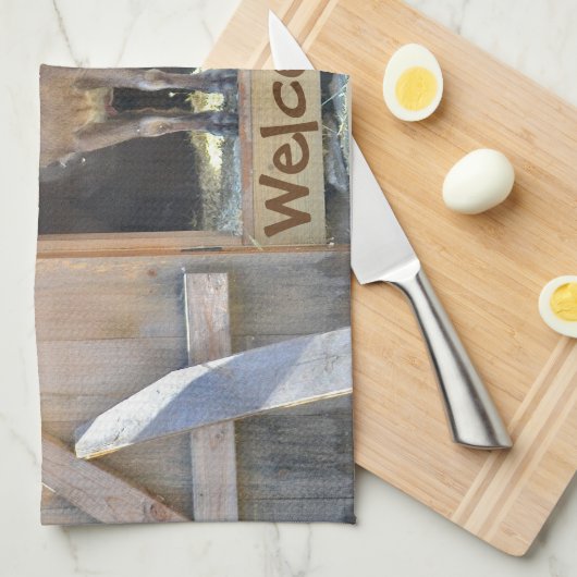 Goat Dish Towel Theedoek (Quarter Fold)