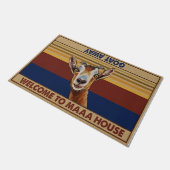 Goat Doormat, Funny Goat Lover Gift Deurmat (Schuin)